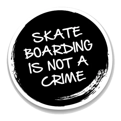 Skateboarding is not a crime